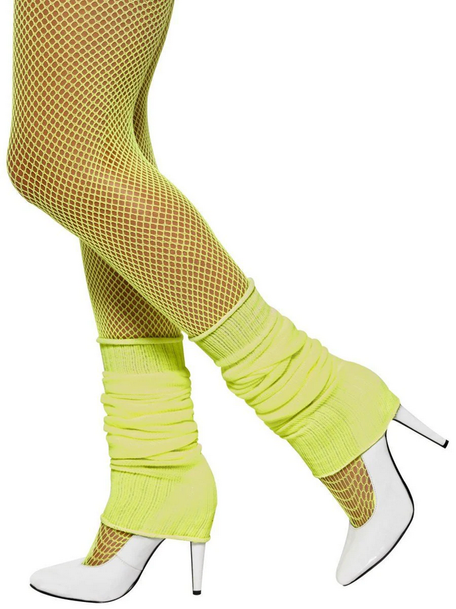 80s Leg Warmers Ladies Rewind 1980s Retro Neon Fancy Dress Accessory