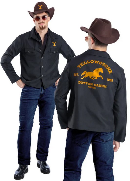 Yellowstone Rip Wheeler Kit Official Adults Wetsern Fancy Dress Costume Men