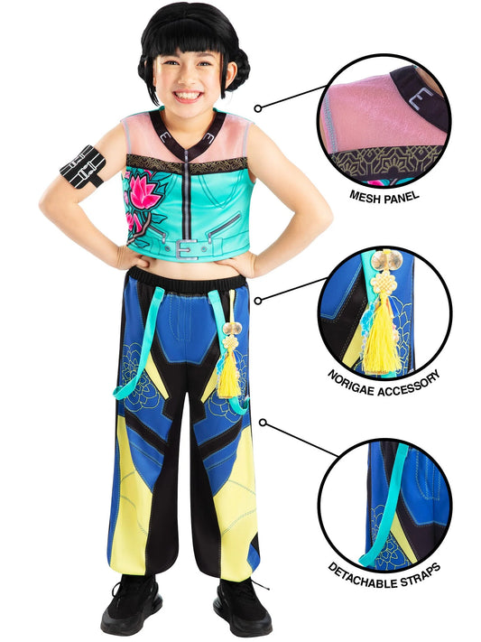 Kpop Official Zoey Costume Girls Halloween Fancy Dress Popstar Demon Hunter