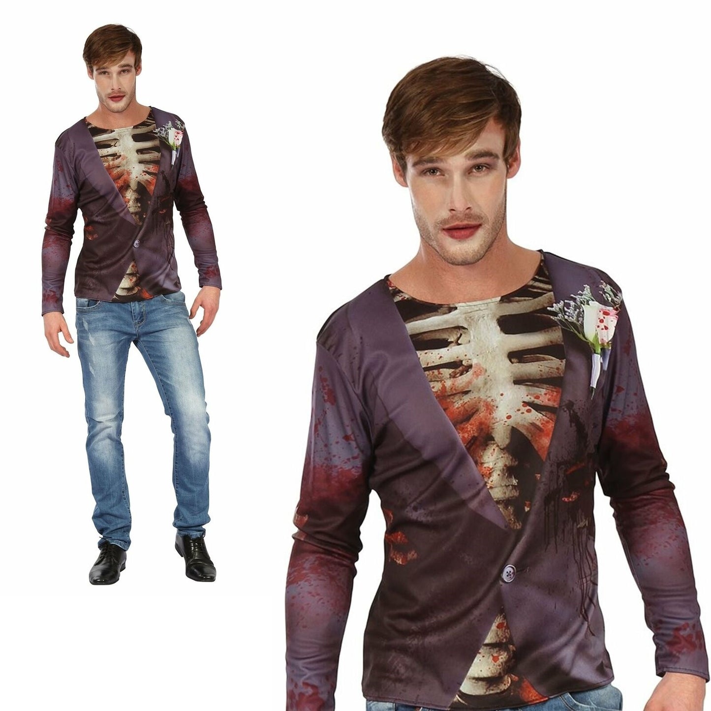 Zombie Bridegroom 3D Print Shirt