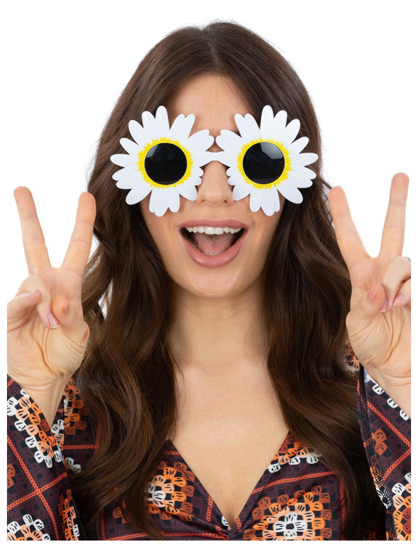 Daisy Hippie Sunglasses Summer Garden Party Hippy 60s 70s Festival