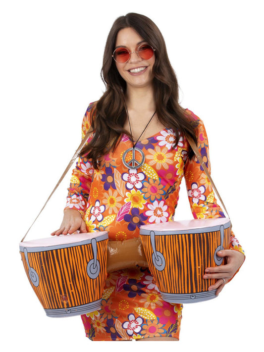 Inflatable Drums Hippie Hippy Party Prop Accessory Photobooth Inflatable