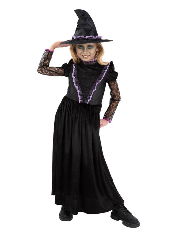 Witch from the West Costume Girls Halloween Witches Fancy Dress Outfit Kids