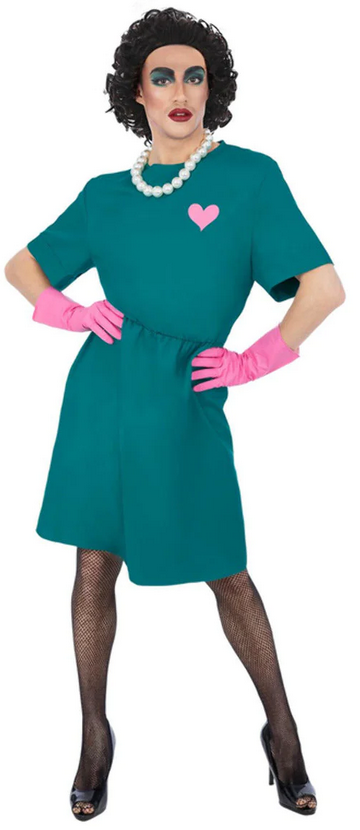 Rocky Horror Show Frank N Furter Surgical Adults Official Fancy Dress Costume